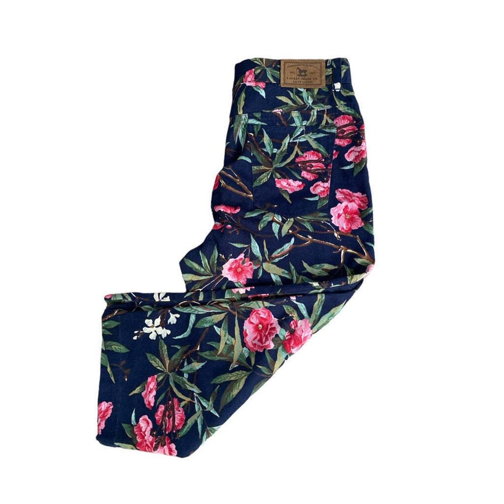 8p Lauren Jeans Co Floral Capri Pants